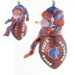 SAVE $6.93 - NCAA Boise State Broncos Striped Acrylic Snowman Football 2 3/4" $6.06