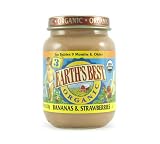 Earth's Best Junior Baby Food Organic Banana Strawberry, 6-Ounce Jars (Pack of 12)