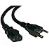 Tripp Lite Heavy-Duty Computer Power Cord 14AWG 15A (NEMA 5-15P to IEC-320-C13) 6-ft.(P007-006)