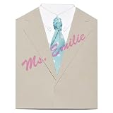 Coat and Tie Die-cut Card, Pack of 10