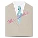 Coat and Tie Die-cut Card, Pack of 10