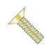 MS24693-S52/8-32 x 3/4" Mil-Spec Machine Screws/Phillips/Flat 100/Steel/Cad Yellow (Carton: 2,000 pcs)