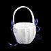 OurWarm Double Heart Wedding Flower Girl Basket White Satin Rhinestone Decor Royal Blue/Deep Blue Wedding Party Favor