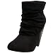 Chinese Laundry Women's Wiz Mid Heel Scrunch Bootie,Black,10 M