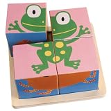 Wooden Puzzle Cubes - Little Creatures
