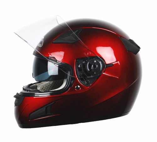 Vega Attitude Candy Red Large Full Face Helmet 413nidpeUCL Vega Attitude Candy Red Large Full Face Helmet