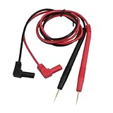 uxcell　研究所マルチメータテストリード　プローブ線ケーブルペア　長さ91cm　ブラック　レッド