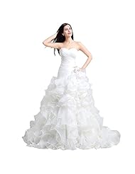 Organza/Tulle   Sheath Sweetheart  Ball Gown  Dress with a Court Train  With Ruffles