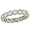 17 Stone Half Bezel Set Round Diamond Eternity Band 2.51ct