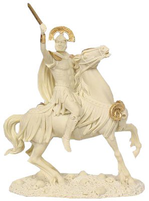 Greek Olympian God of Warfare Ares Figurine / Statue