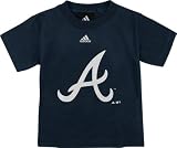 Atlanta Braves Navy Kids (4-7) Mascot T-Shirt