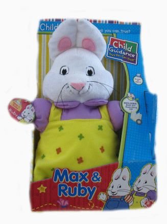 Max & Ruby 12 Ruby Plush Doll with Book and Read-Along CD