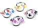 Imixlot 30pcs 18g 3mm Spike Circulars Horseshoes Eyebrow Tongue Rings Wholesale Body Jewelry Piercing