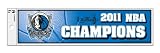 NBA Dallas Mavericks 2010-2011 Champions Bumper Sticker