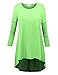 MBJ Womens Oversized High Low Tunic - Made in USA
