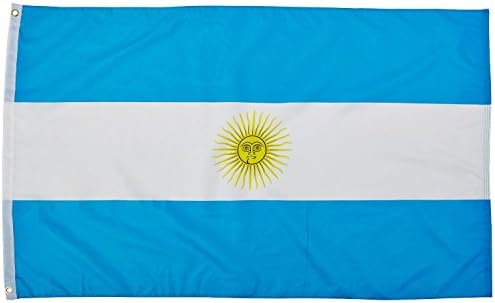 Argentina Flag 3x5 ft Printed Polyester Banner by Briar Flags