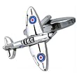 Silver Plated Classic Spitfire Cufflinks