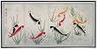 Best Anniversary Wedding Gifts - 36" x 72" 9 Lucky Li Fish Feng Shui Brush Art Oriental Wall Screen