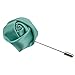 Argositment Wedding Rose Boutonniere for Men's Suit Handmade Lapel Pin Flower