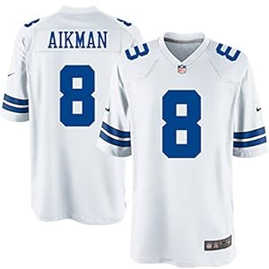 Troy Aikman Dallas Cowboys Legends Game Day Replica White Jersey Adult Medium