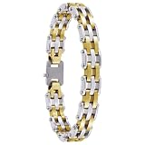 Stainless Steel Men's Invicta Elements Two-Tone Bracelet
