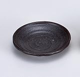 黒伊賀型入2.8皿 5個組 【美濃焼 小皿】 〔キャッシュバックキャンペーン対象商品〕