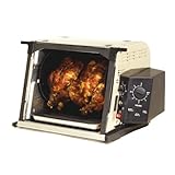 Ronco ST3001SSGEN Showtime Compact Rotisserie and Barbeque Oven, Stainless Steel