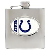 Indianapolis Colts 6oz Stainless Steel Hip Flask