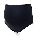 犬印本舗　マタニティショーツ　２枚組　ボーダー　無地　黒　M~L