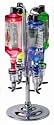 Global Decor 171 Flashing Rotating 4 Bottle 1-1/2-Ounce Drink Dispenser