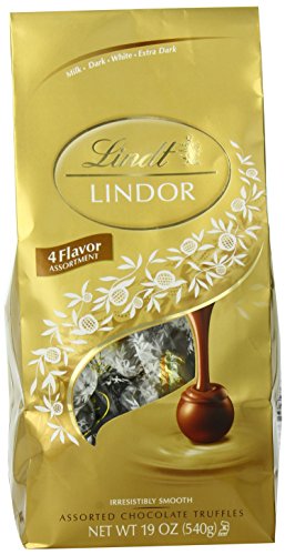 Lindt Lindor Four Flavors Assorted Chocolate Truffles 19 ounce