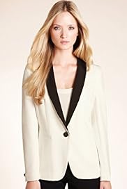 Autograph 1 Button Shawl Collar Tuxedo Jacket
