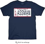 Seinfeld Assman NYC Plate T-shirt