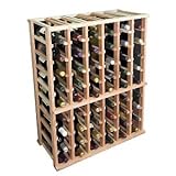 Designer Wine Rack Kit - 6 Column Half Height (Poplar Unfinished