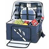 Sutherland Ultimate Getaway Picnic Backpack for 4 - SPB3012A1 - Blue