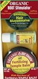 Organic Root Stimulator Fertalizing Temple Balm 2 oz. (3-Pack) with Free Nail File