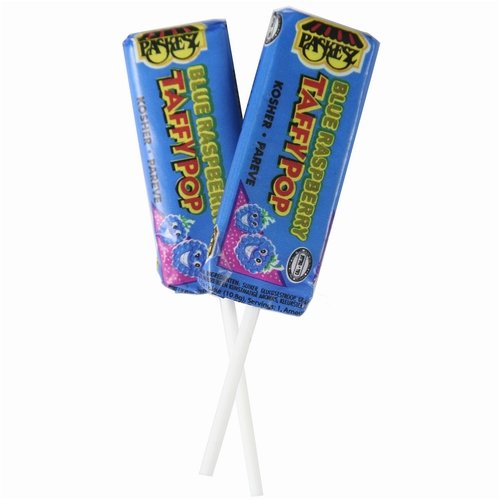 Blue Raspberry Taffy Lollypop by Oh! Nuts