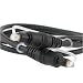 Eforcity Black Molded 6 Foot Digital Optical Audio TosLink Cable for CD, D/A Converters, Dolby Digit