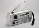 Solar Shortwave Dynamo Flashlight AM/FM/TV Emergency Radio 6 Way Power
