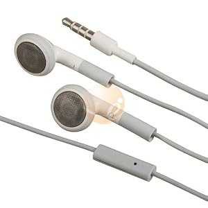 White 3.5mm Stereo Headset w/ On-off & Mic for HTC Evo 4G
