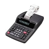 Casio FR-2650TM Desktop Calculator, 12-Digit Digitron, Two-Color Printing, Black/Red