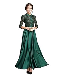 Lace Applique Short Sleeves Cocktail Floor Length General Print Evening Dress/Prom Dress/Wedding Party Dress 