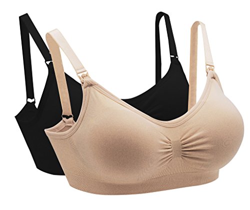 iLoveSIA Women's 2 Packs/3Packs Maternity Nursing Bras