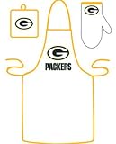Green Bay Packers NFL BBQ Grill Apron Set