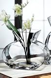 8 High Blown Glass Geo Vase