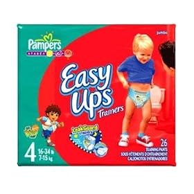 Pampers Easy Ups Boys Sz4 26584, Size: 4x26