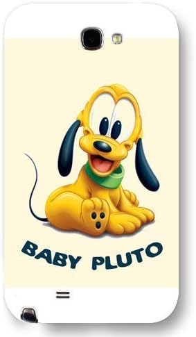 Customized White Disney Cartoon Micky Mouse &amp; Pluto Dog Samsung Galaxy Note 2 Case