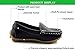 DADAWEN Boy's Girl's Slip-on Loafers Oxford Shoes Black US Size 9.5 M Toddler