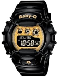 Casio Womens BG1006SA-1C Baby-G Shock Resistant Black and Yellow Multi-Function Watch