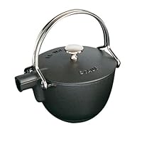 Staub 1 Quart Round Teapot, Black